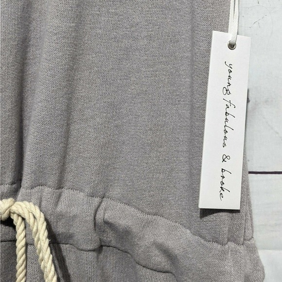 Young Fabulous and Broke Eberhart Jumpsuit Gray - Picture 6 of 12